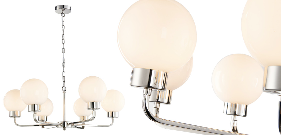 Люстра Zibille Chandelier Nickel