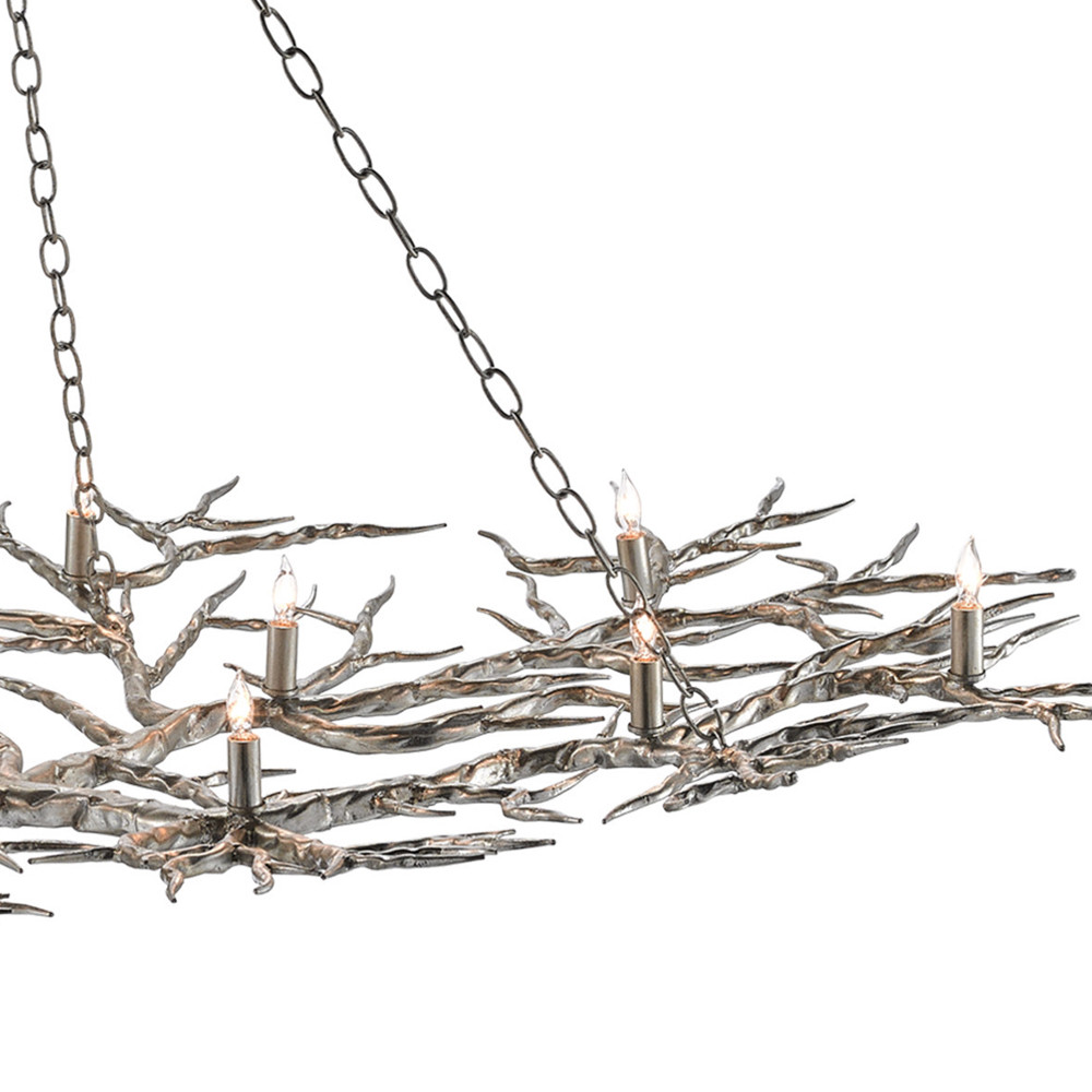 Люстра в виде веток Branched Tree Chandeliers Silver