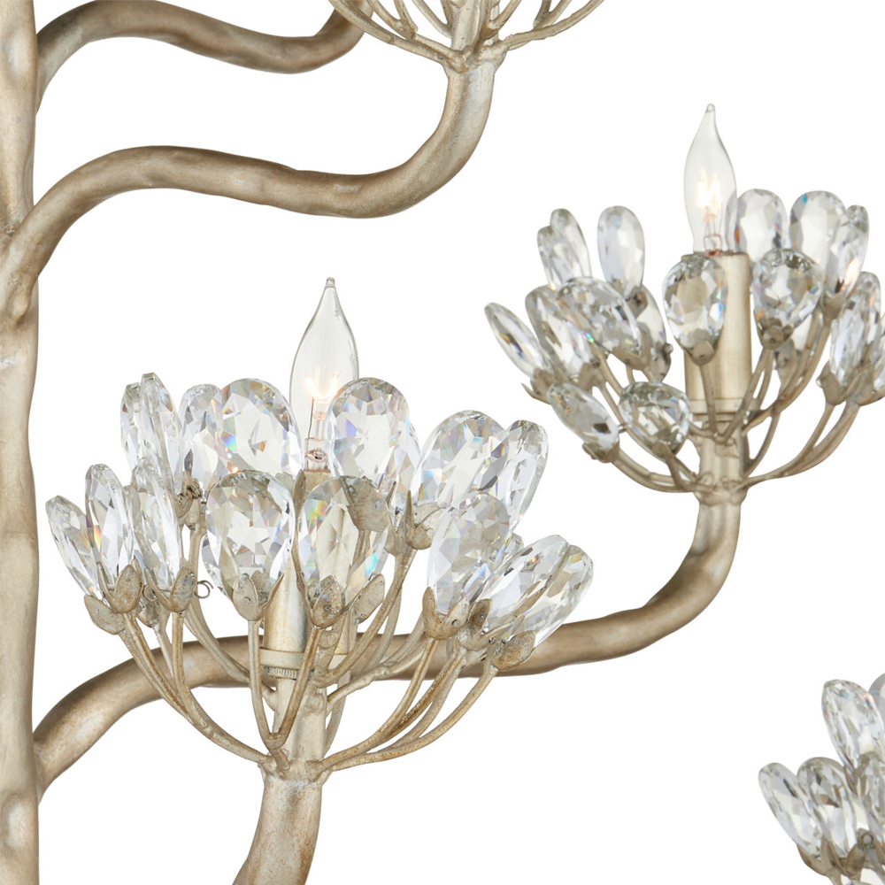 Люстра в виде растения Silver Flower Glade