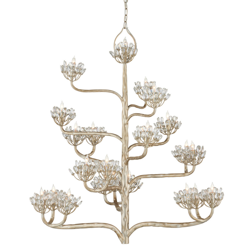 Люстра в виде растения Silver Flower Glade