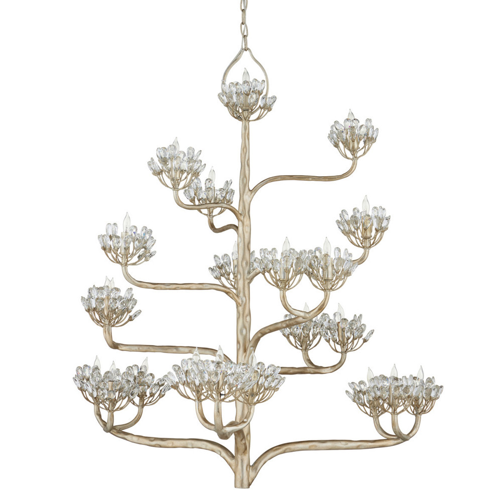 Люстра в виде растения Silver Flower Glade