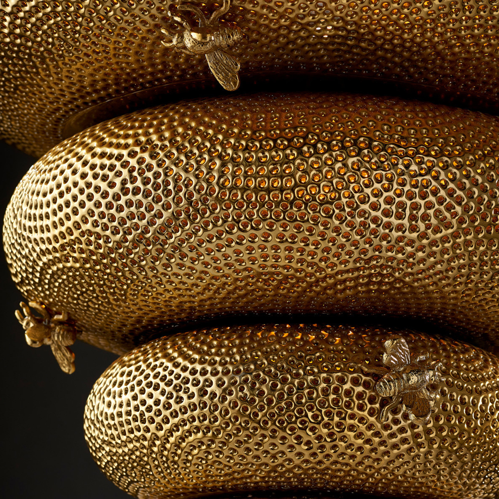 Люстра в виде улья с пчёлами Hive with Honey Bees