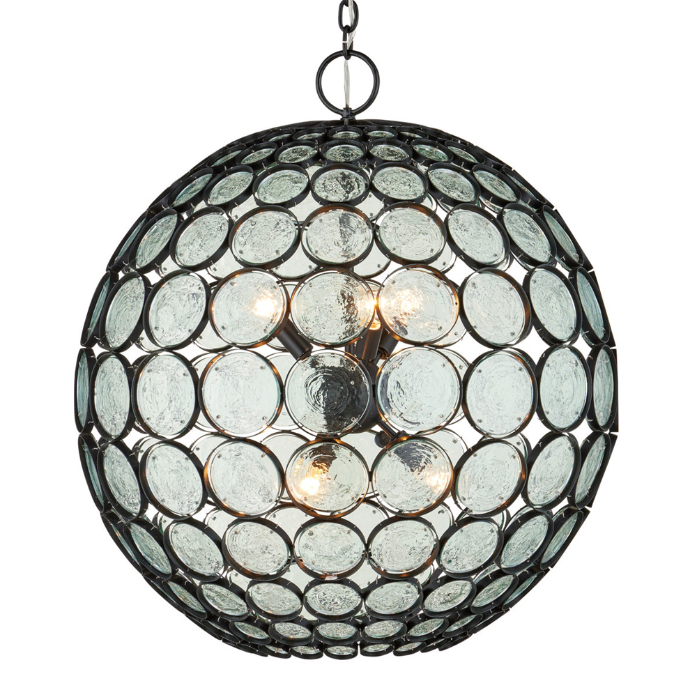Люстра в форме шара из круглых декоративных элементов Circle of Light