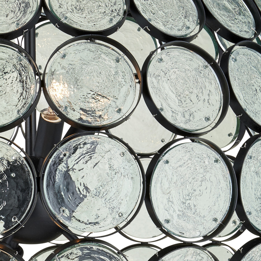 Люстра в форме шара из круглых декоративных элементов Circle of Light