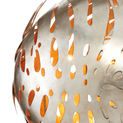 Люстра в форме шара из тропических листьев Tropical Leaves Monstera