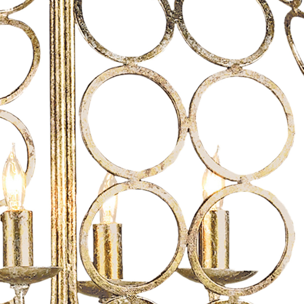 Люстра в форме шара с рядами из колец Million Rings