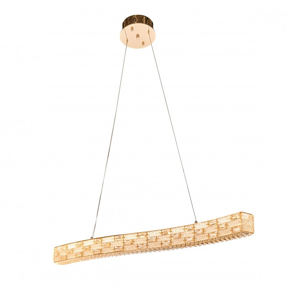 Люстра волнистой формы с текстурной огранкой Reflection of Reality