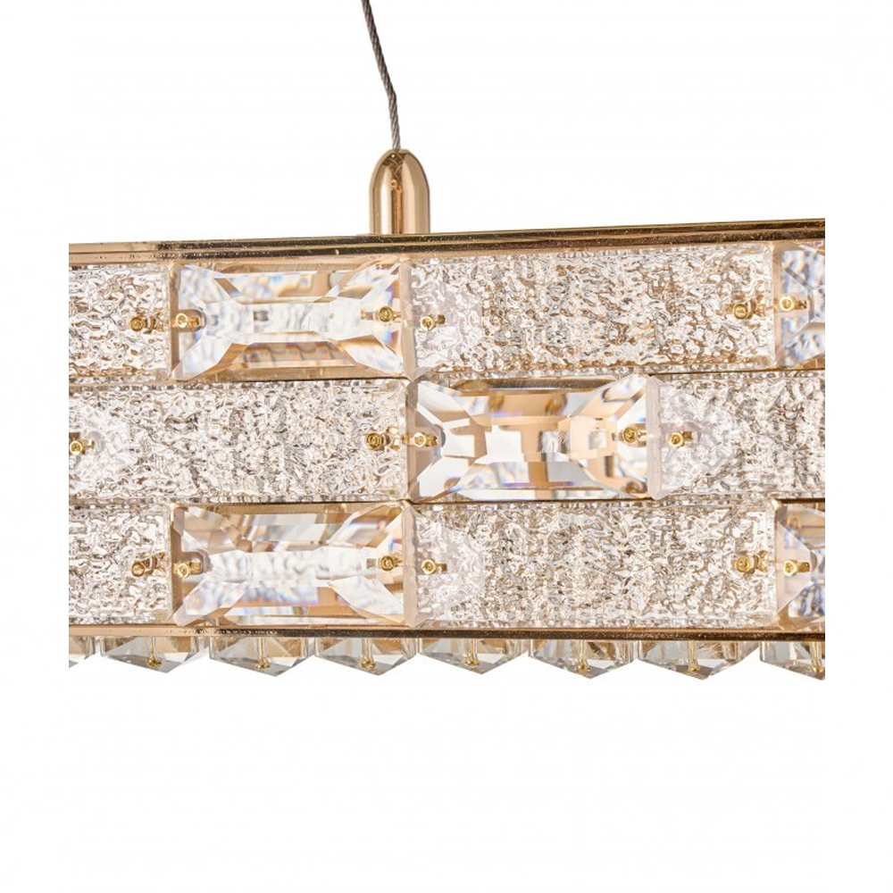 Люстра волнистой формы с текстурной огранкой Reflection of Reality