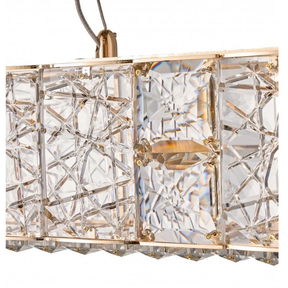 Люстра волнистой формы с текстурной огранкой Reflection of Reality