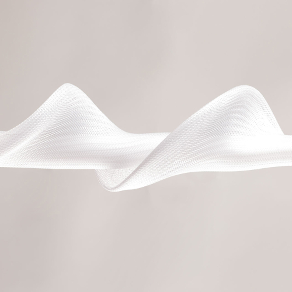 Люстра горизонтальная с волнистым белым плафоном Golden Swirl