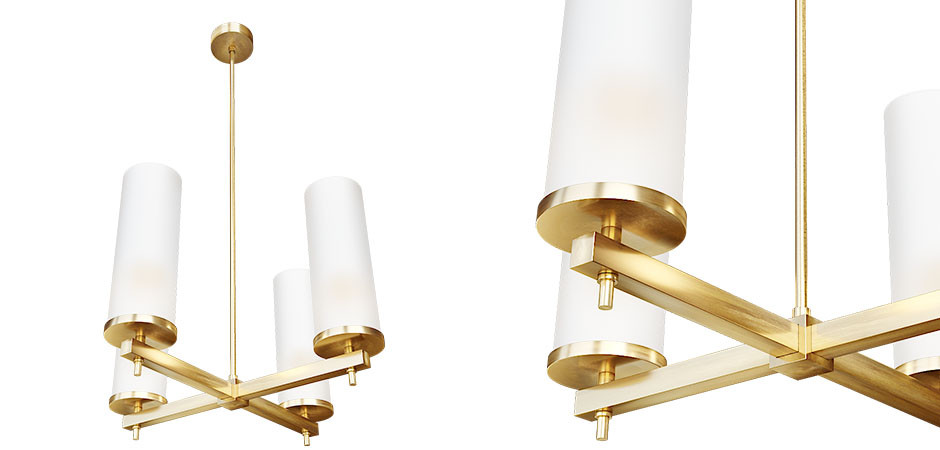 Люстра Дизайнерская Candle Holder 4 лампы