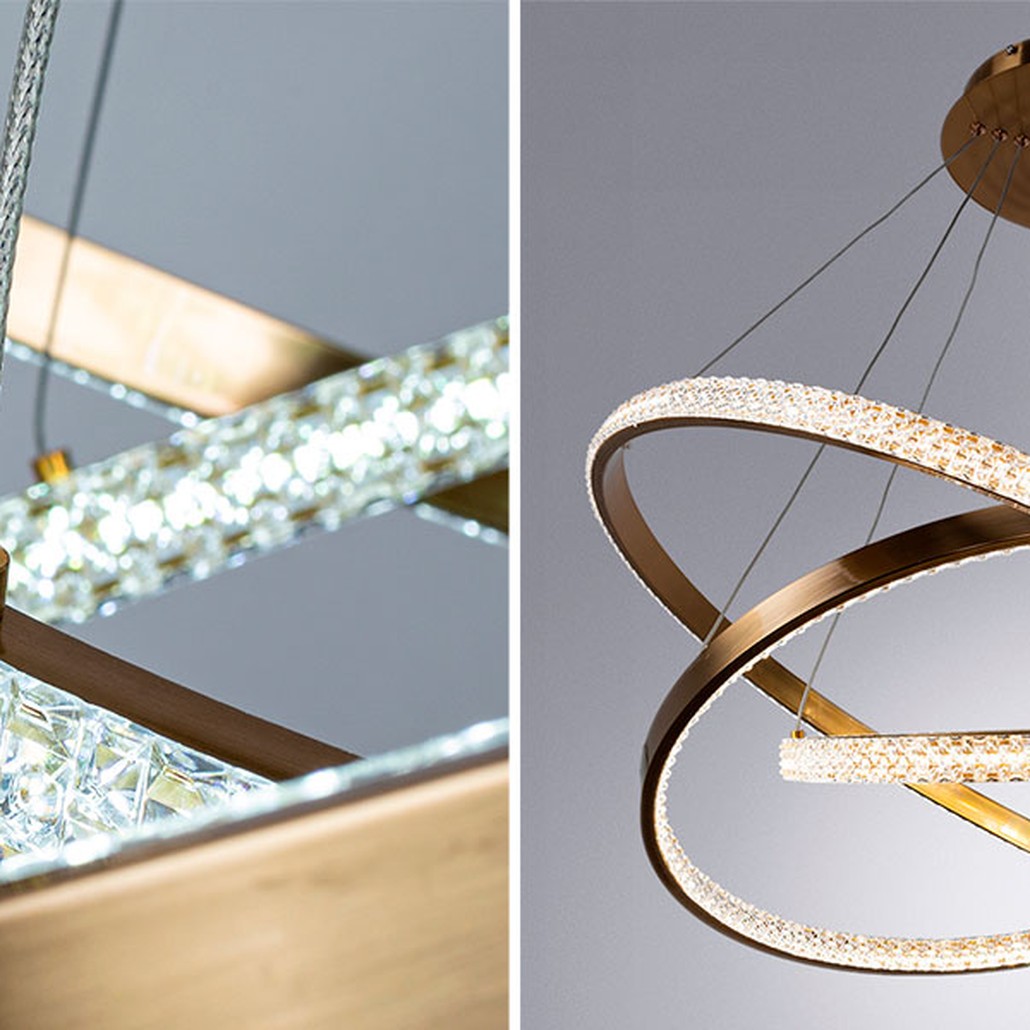 Люстра дизайнерская Gold Rings of Venus