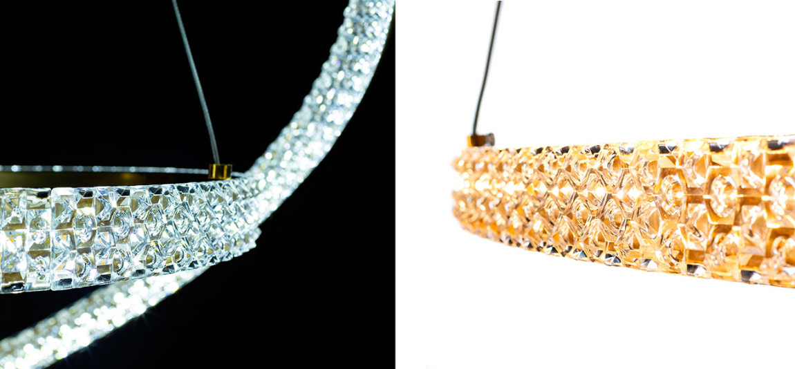 Люстра дизайнерская Gold Rings of Venus