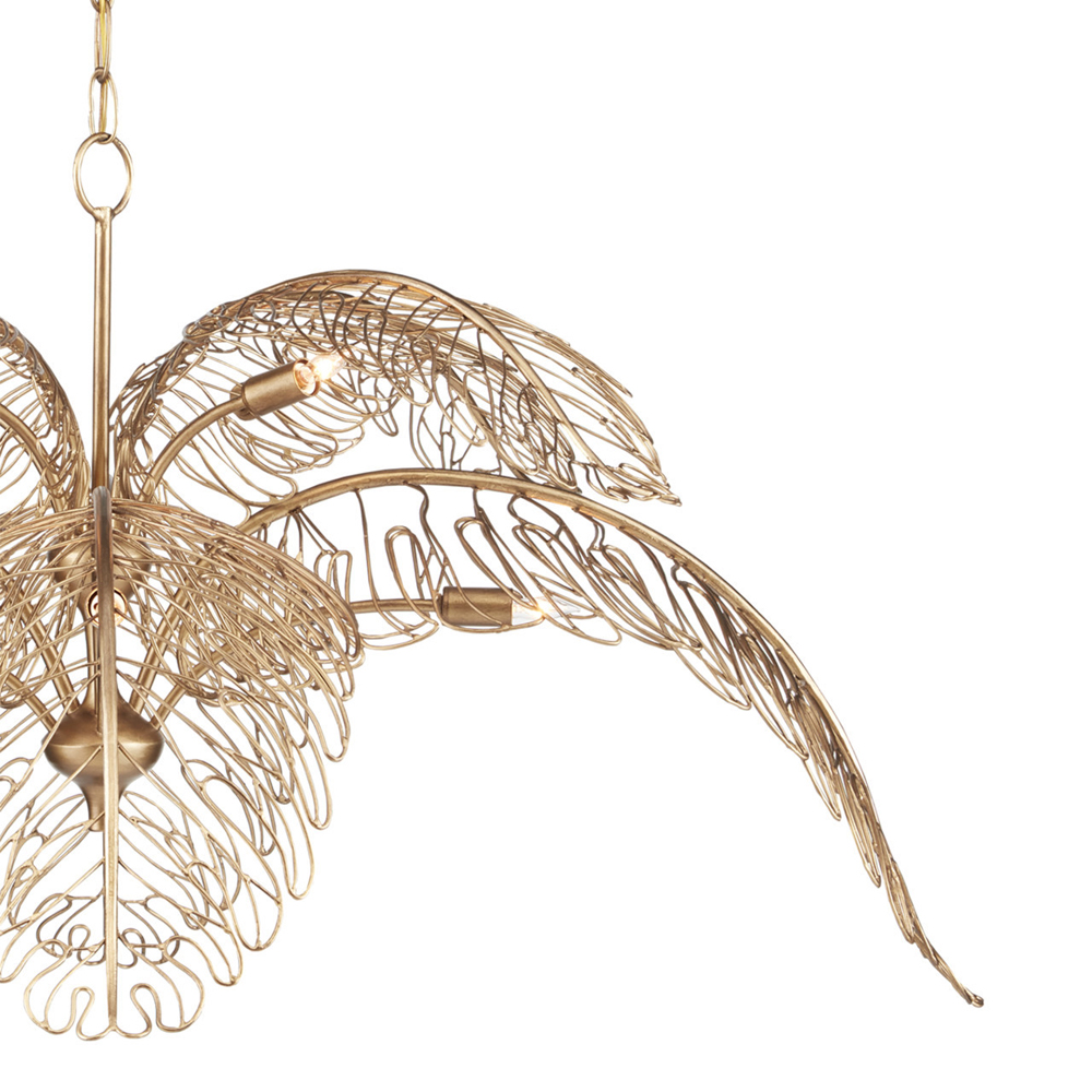 Люстра Золотые листья Golden Petals