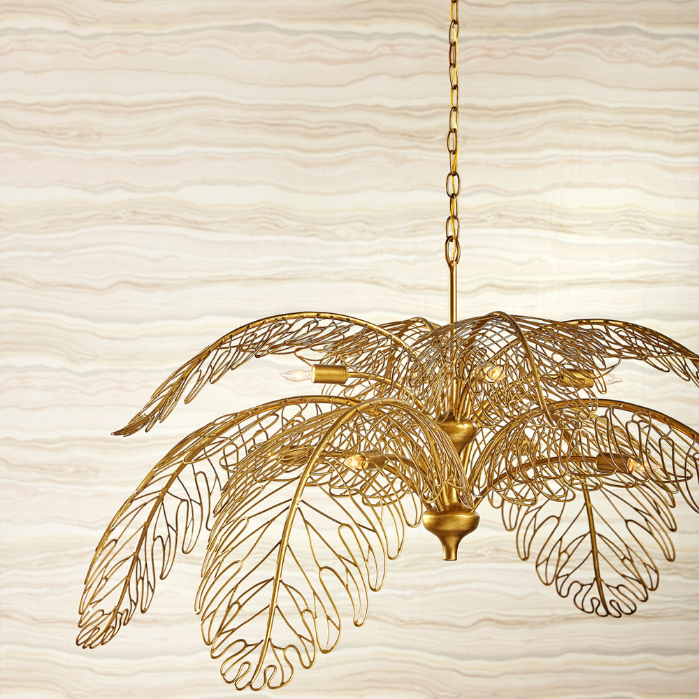 Люстра Золотые листья Golden Petals