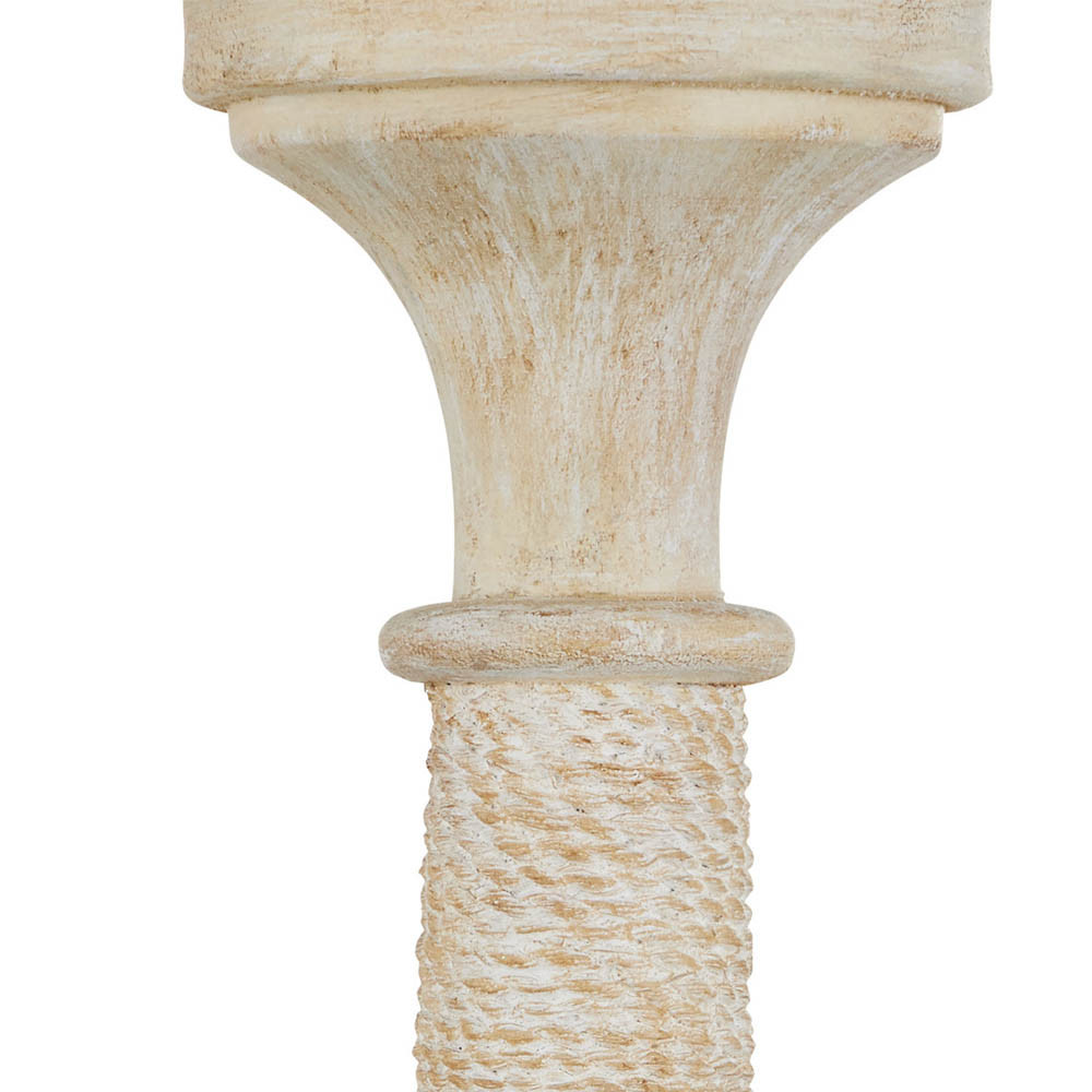 Люстра из дерева в форме подсвечника Coastal Aesthetics