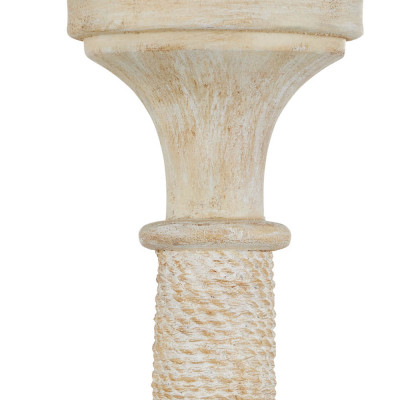 Люстра из дерева в форме подсвечника Coastal Aesthetics