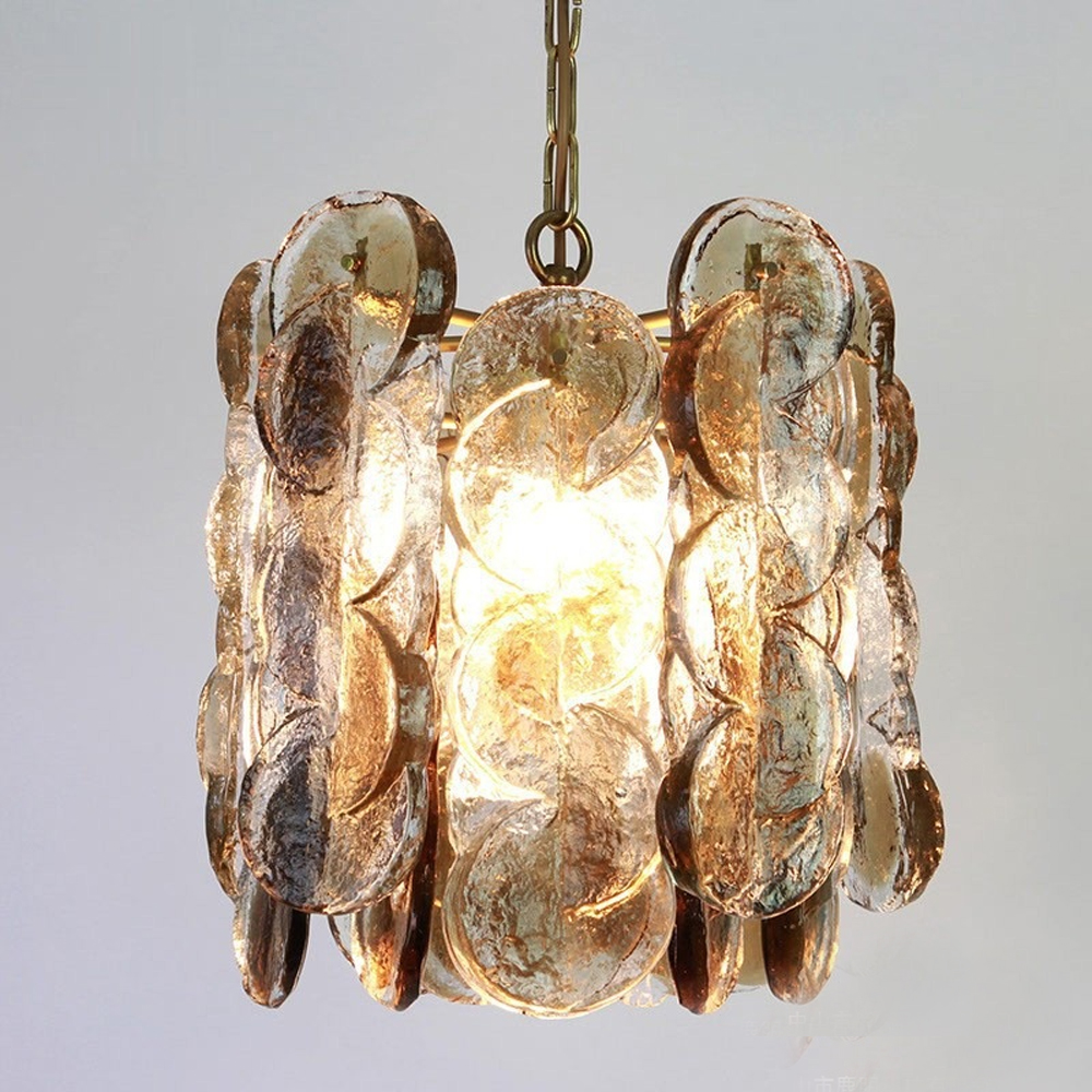 Люстра из круглых стеклянных элементов Vienna