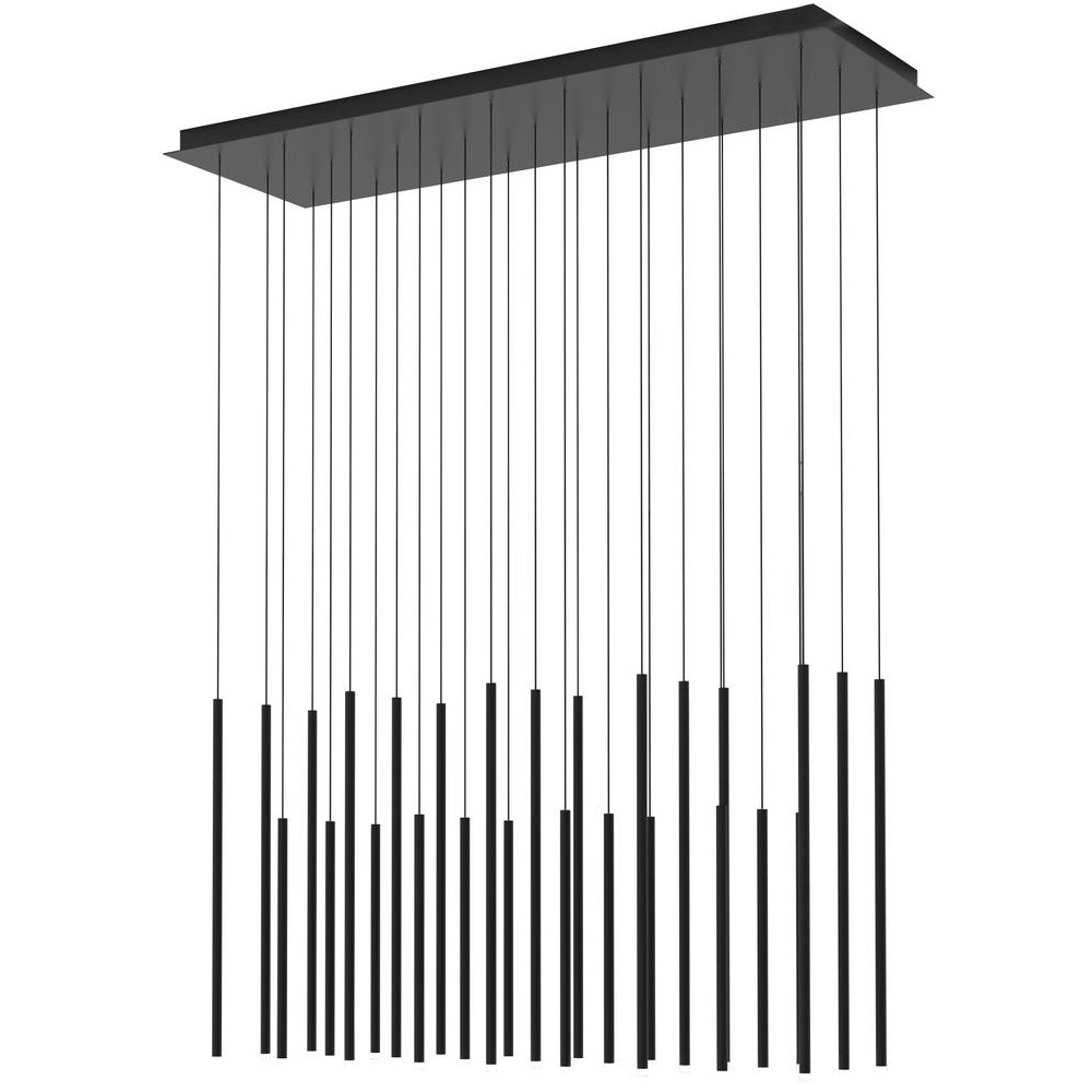 Люстра каскадная черная Black Cascade Chandelier