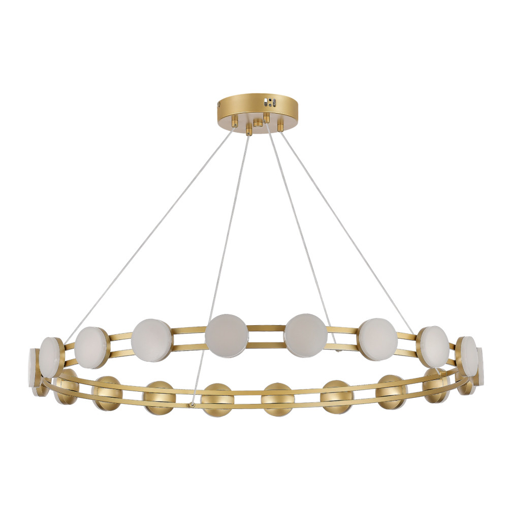 Люстра кольцевая с круглыми светодиодными источниками света Maxine Light