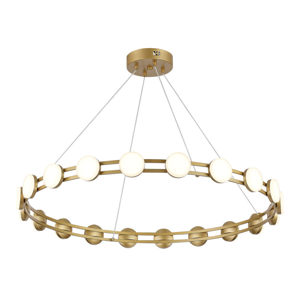 Люстра кольцевая с круглыми светодиодными источниками света Maxine Light