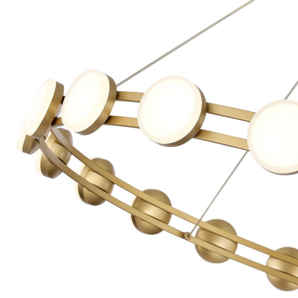 Люстра кольцевая с круглыми светодиодными источниками света Maxine Light