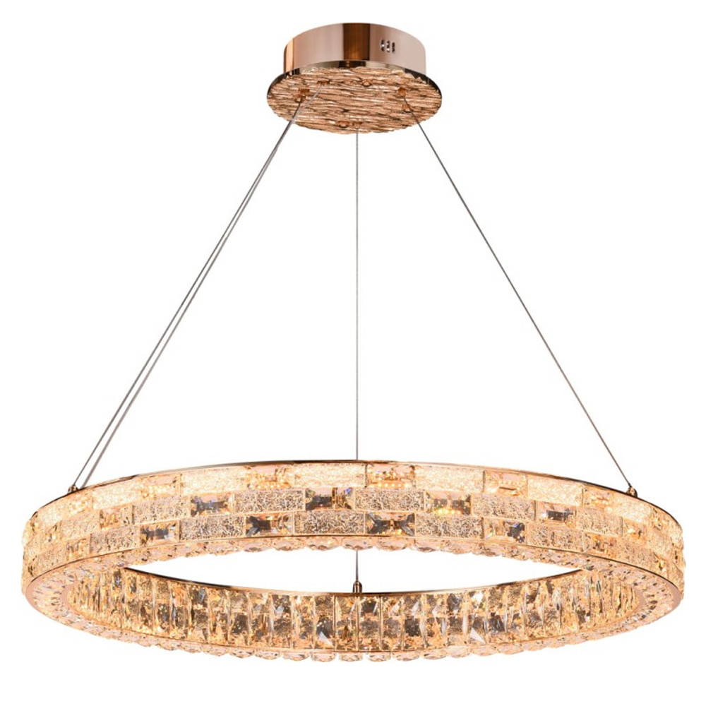 Люстра кольцевая с текстурной огранкой Reflection of Reality