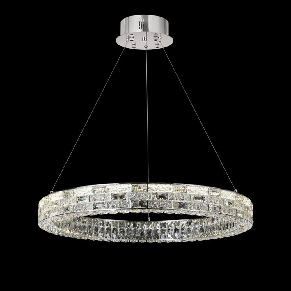 Люстра кольцевая с текстурной огранкой Reflection of Reality