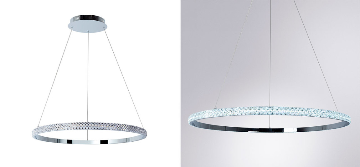 Люстра кольцо Silver Rings of Venus