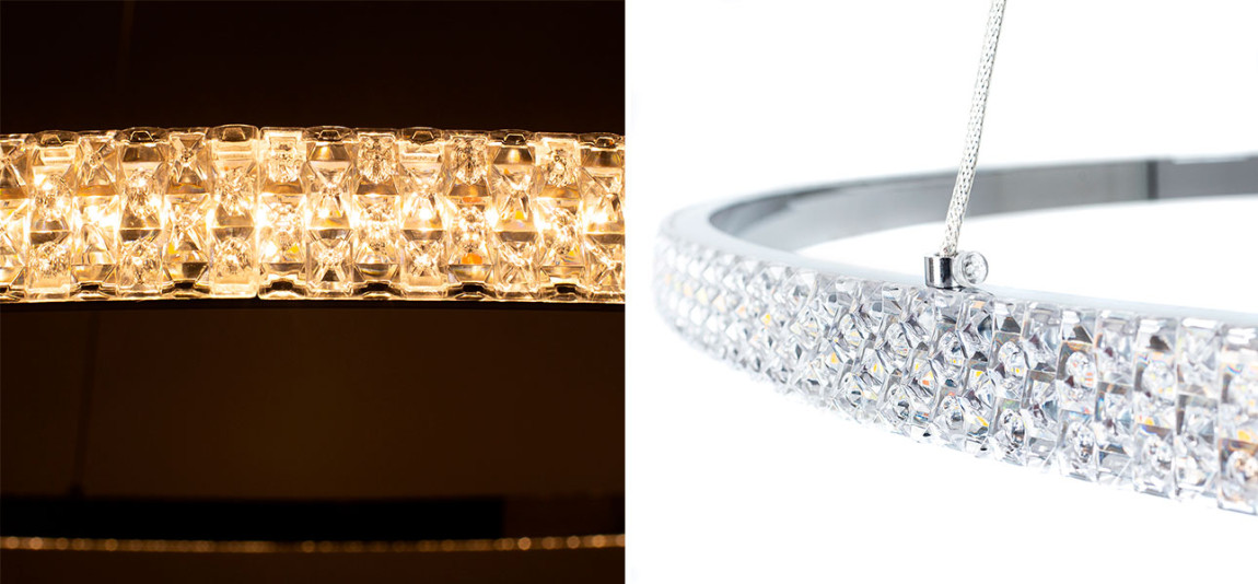 Люстра кольцо Silver Rings of Venus