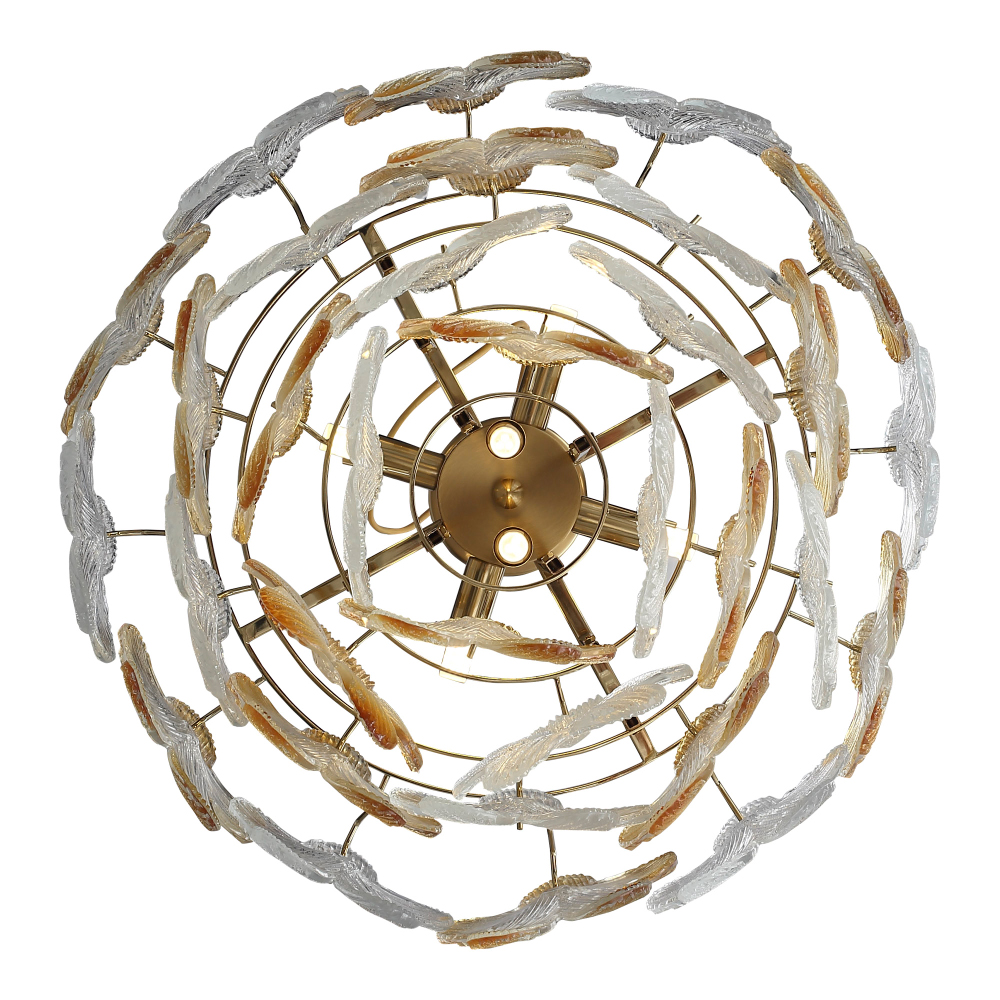 Люстра конусообразная с цветочными мотивами Light Floral Glow