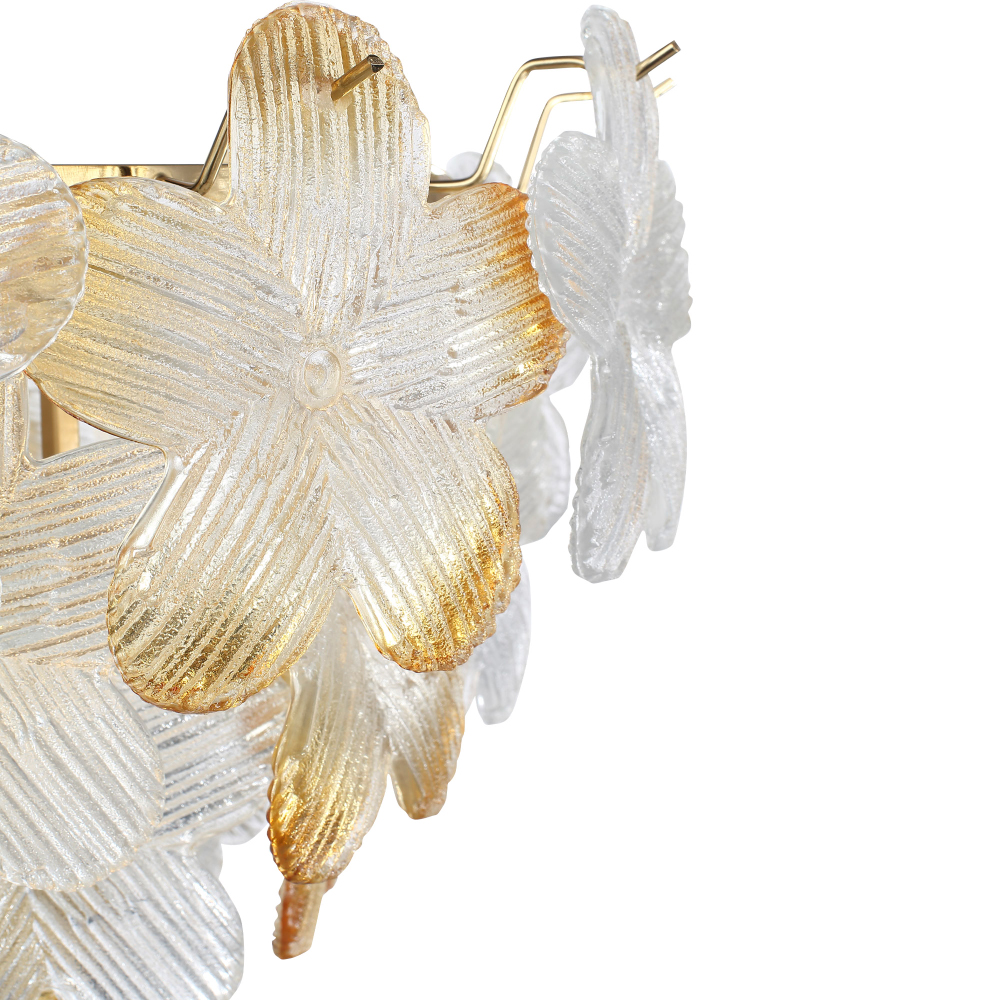 Люстра конусообразная с цветочными мотивами Light Floral Glow