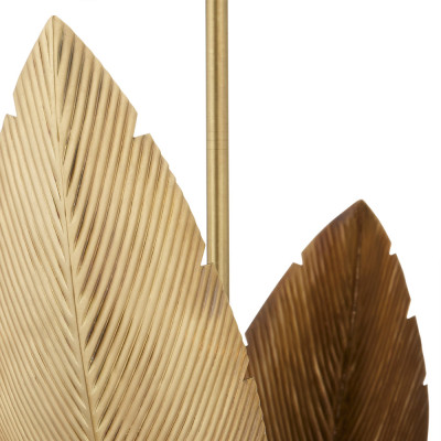 Люстра круглая в виде тропических листьев Tropical Abaca Leaves