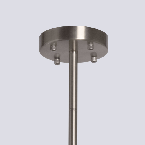 Люстра круглая с прозрачными стеклянными трубками Nembus