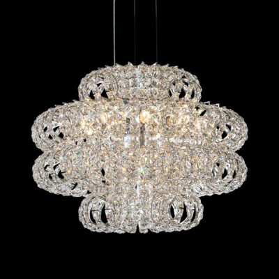 Люстра круглая с россыпью хрусталя Perfection of Diamonds