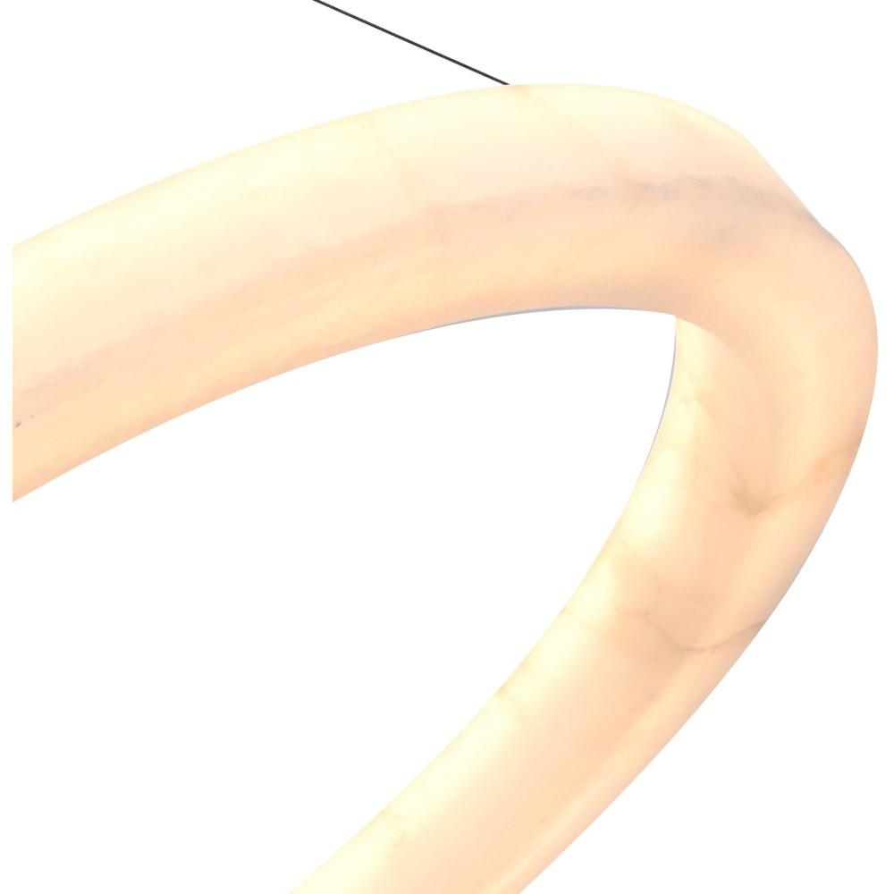 Люстра круглая с цельным каменным корпусом Unbreakable Stone