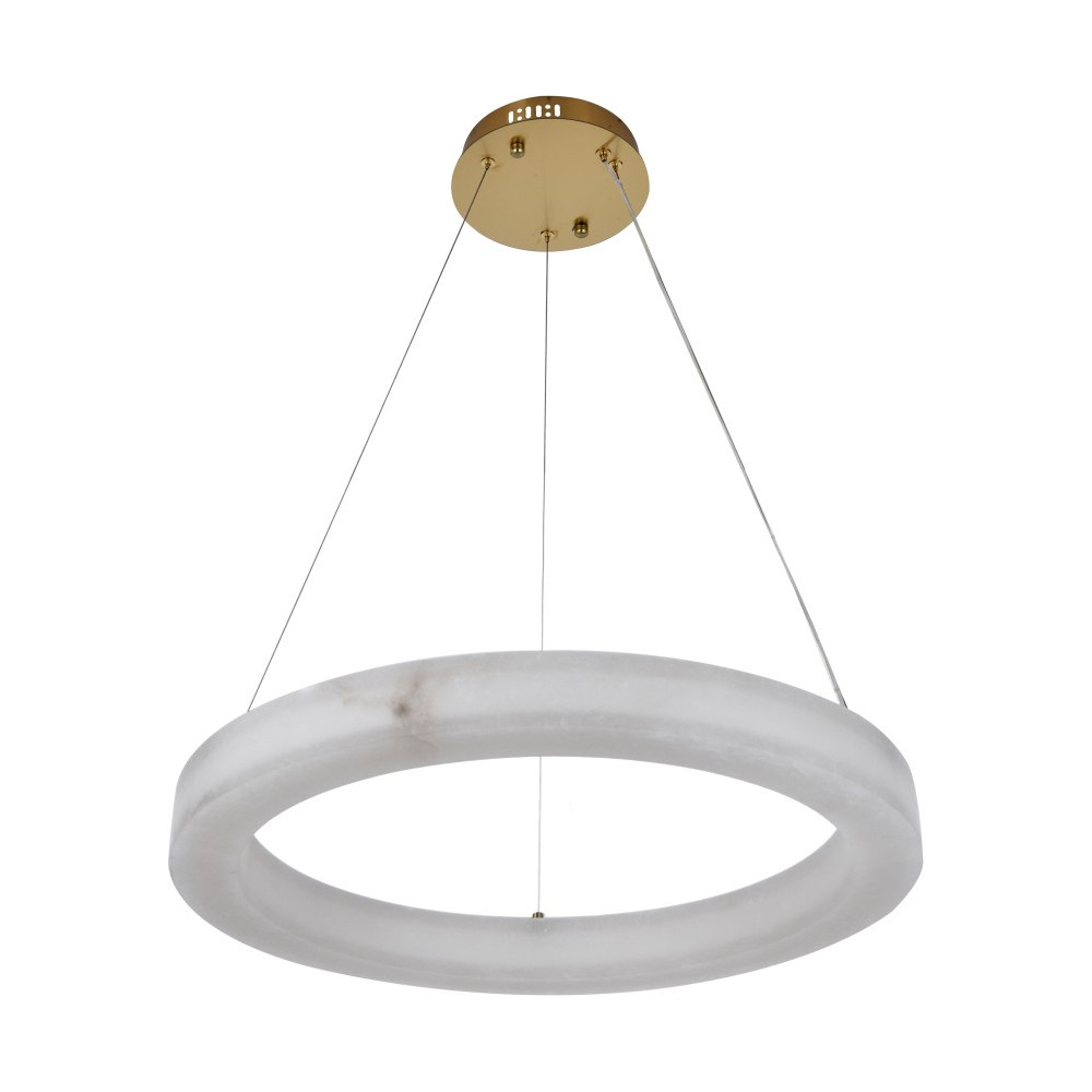 Люстра круглая с цельным каменным корпусом Unbreakable Stone