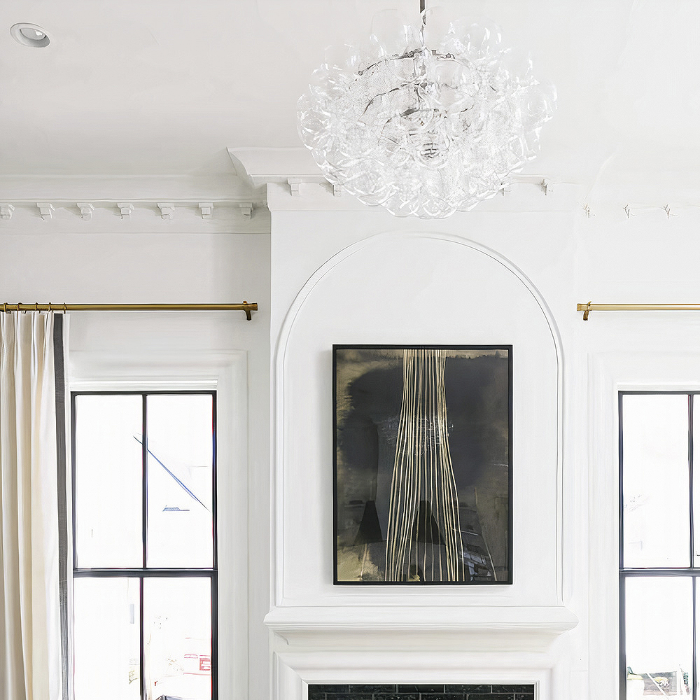 Люстра круглая со стеклянными шарами Airy Chandelier