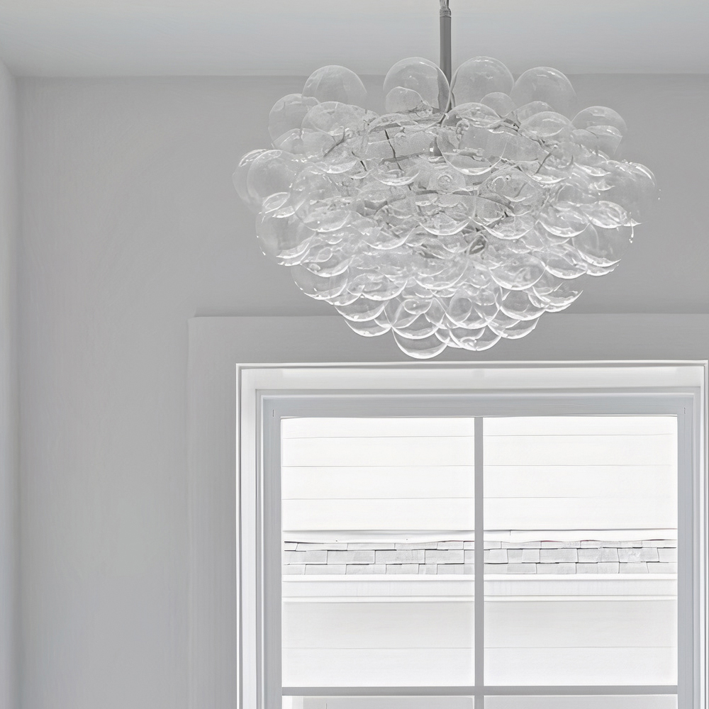 Люстра круглая со стеклянными шарами Airy Chandelier