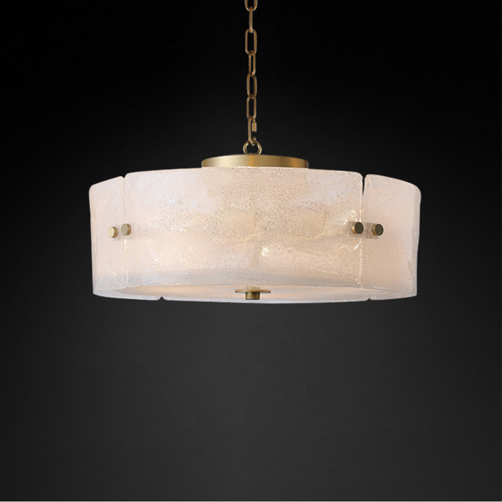 Люстра круглая стеклянная Glass Chandelier