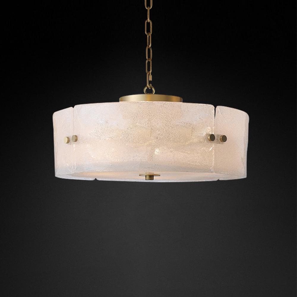 Люстра круглая стеклянная Glass Chandelier