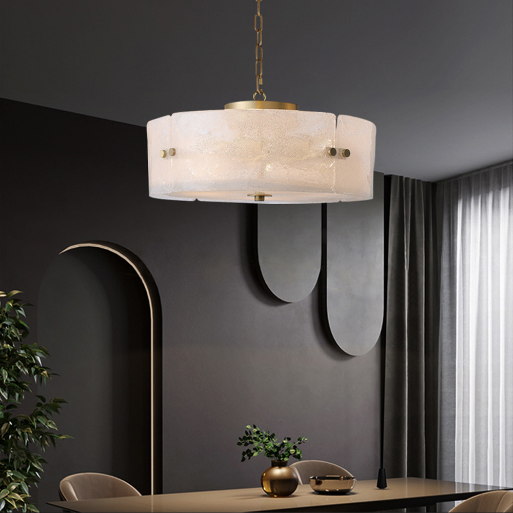 Люстра круглая стеклянная Glass Chandelier