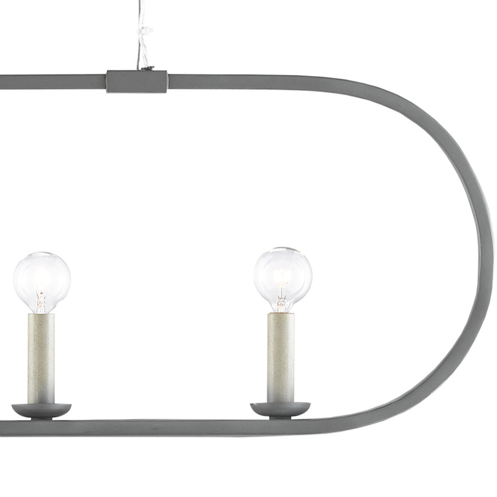 Люстра линейная в овальной раме Traditional Clean Lines