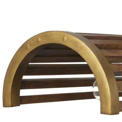 Люстра линейная полукруглой формы Wooden Horseshoe