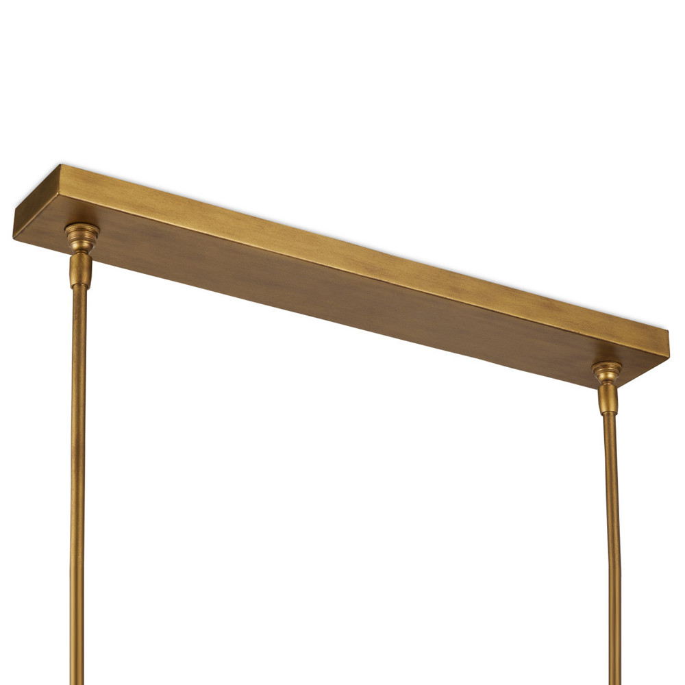 Люстра линейная полукруглой формы Wooden Horseshoe