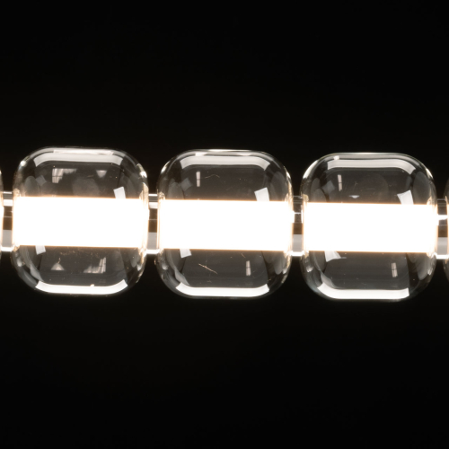 Люстра линейная с 6-ю прозрачными стеклянными плафонами округлой формы HANDLE GRAPE