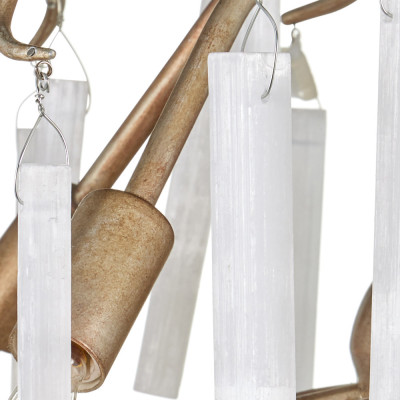 Люстра многоярусная с трубчатыми подвесками Dripping Crystals