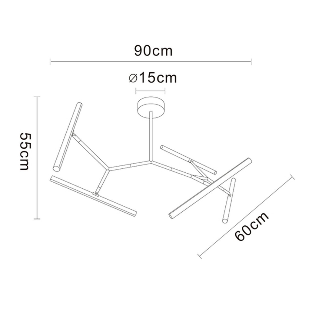 Люстра на штанге Geometry
