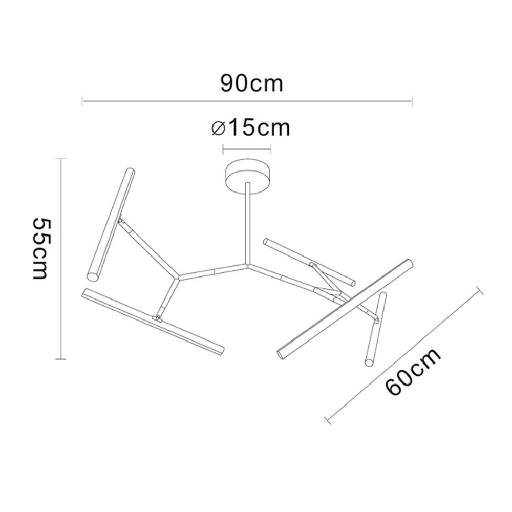 Люстра на штанге Geometry