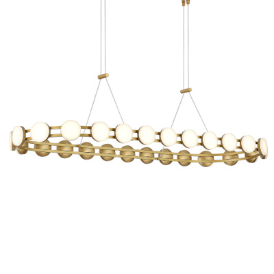 Люстра овальная с круглыми светодиодными источниками света Maxine Light